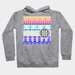 tribal aztec pattern ecopop Hoodie